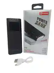 Белый внешний аккумулятор Power Bank Fantesi F34, с дисплеем и фонариком, 20000 mAh, белый