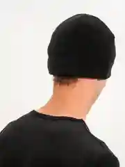 Черный шапка спортивная, флисовая