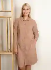 Бежевый платье женское