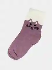 Носки детские с принтом "кот"
