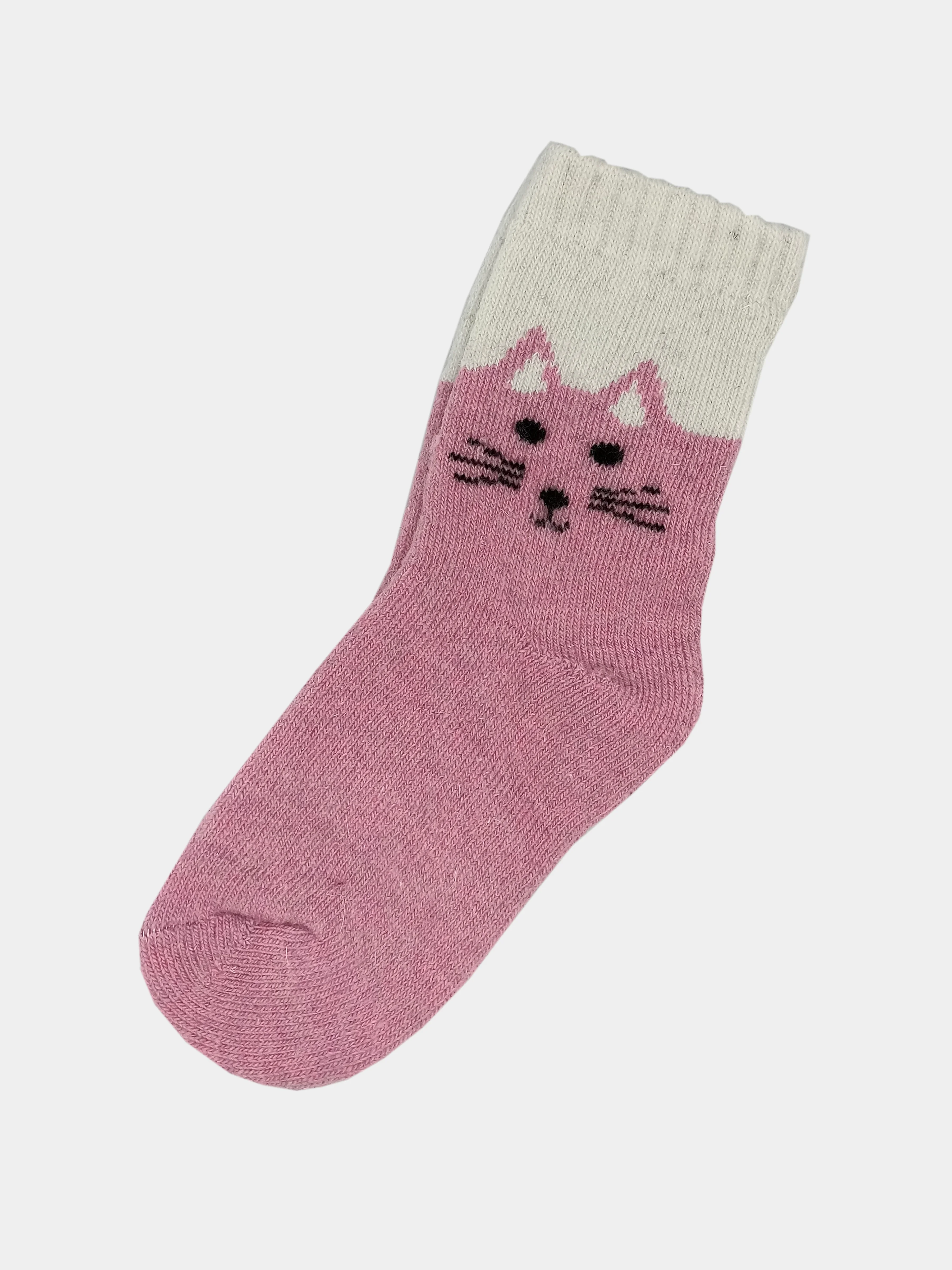 Носки детские с принтом "кот"