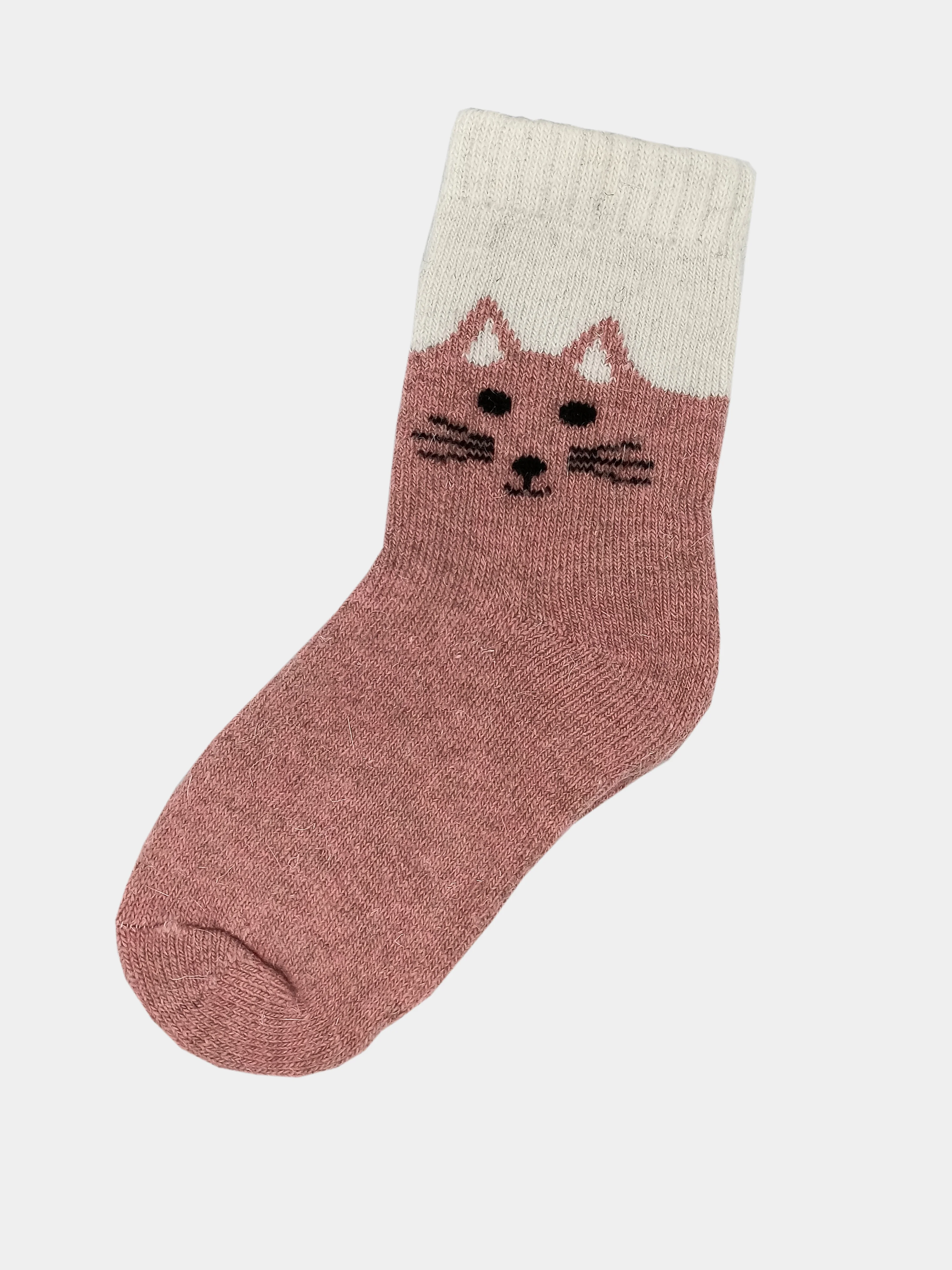 Носки детские с принтом "кот"