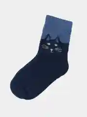 Носки детские с принтом "кот"