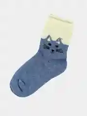 Носки детские с принтом "кот"
