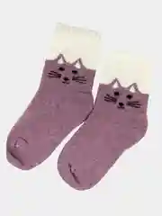 Носки детские с принтом "кот"
