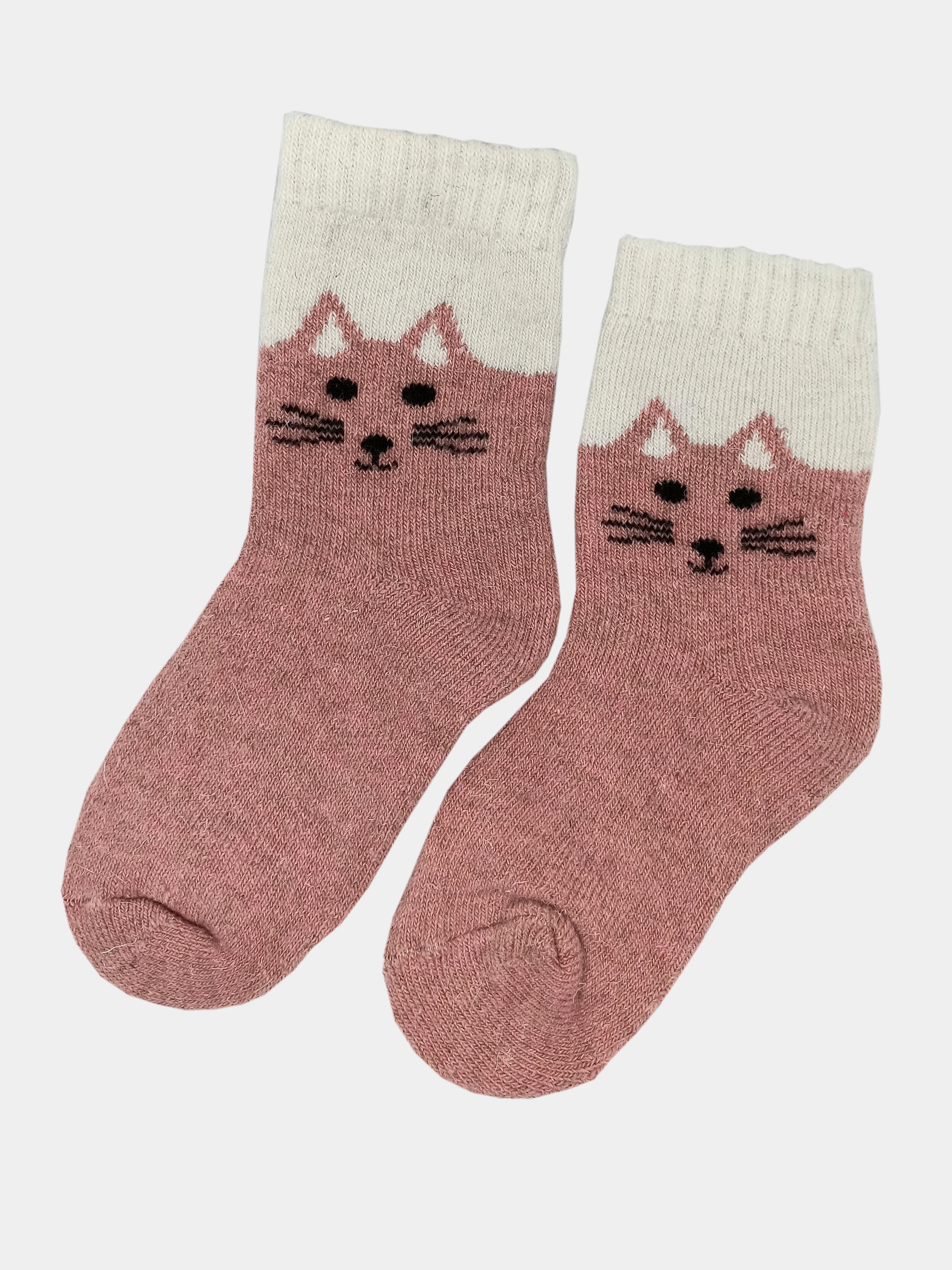Носки детские с принтом "кот"
