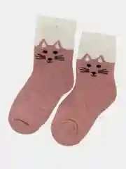 Носки детские с принтом "кот"