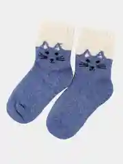 Носки детские с принтом "кот"
