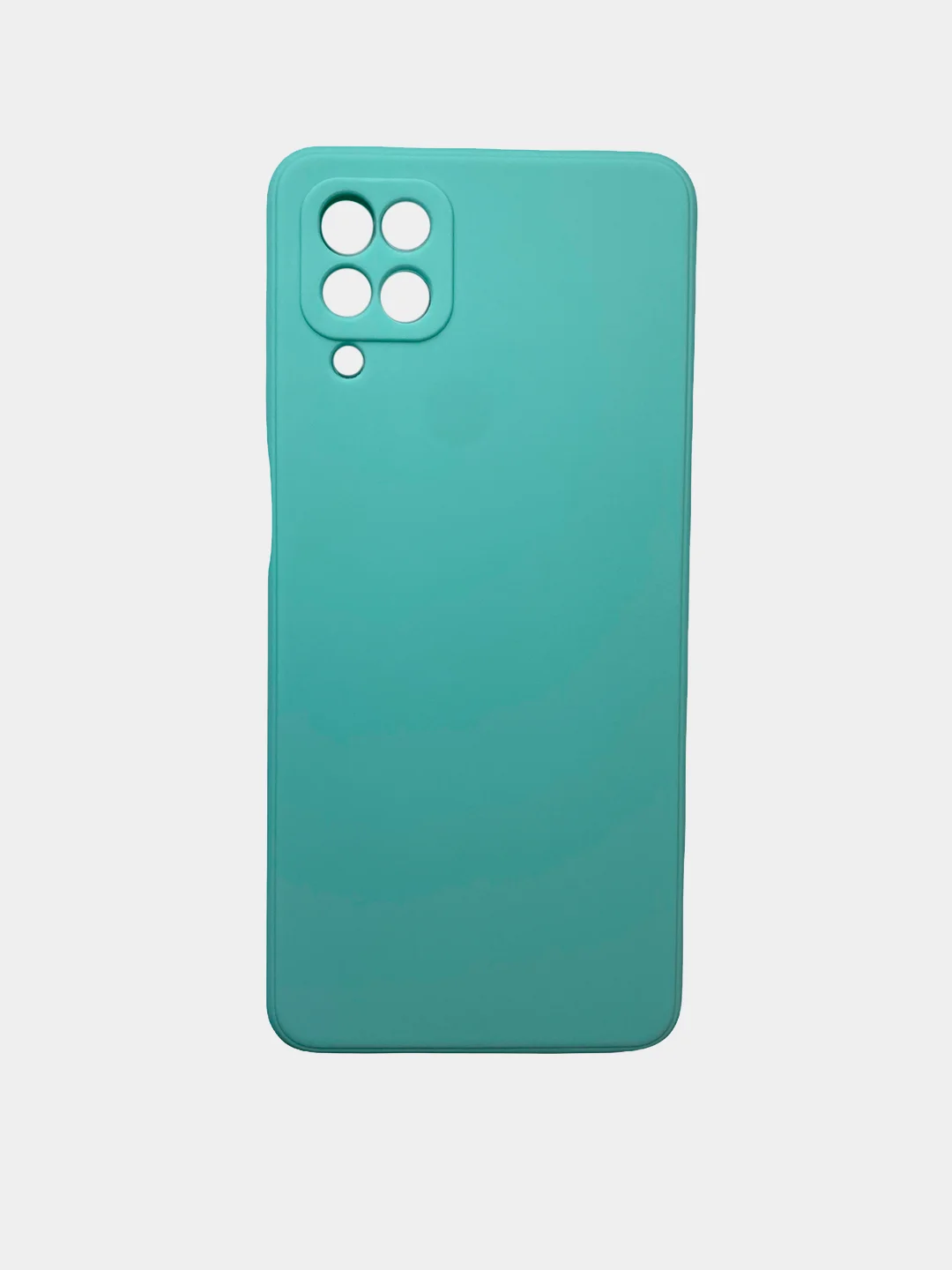 Бирюзовый чехол силиконовый Samsung A12, A32, A52, M32, A22, A50