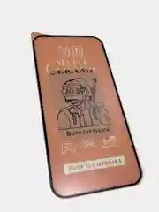 Стекло защитное для смартфонов (керамика) матовое гибкое не скалывается