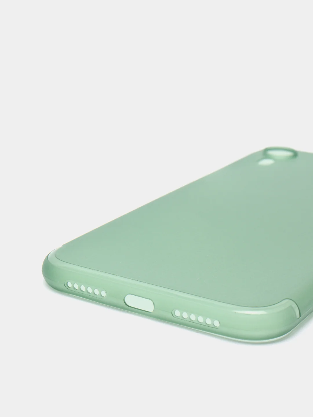 Зеленый ультратонкий чехол для iPhone 7/8/ SE.7+/8+.X.XR.11. 12.12Pro.12mini 13.13Pro, 14 тонкий