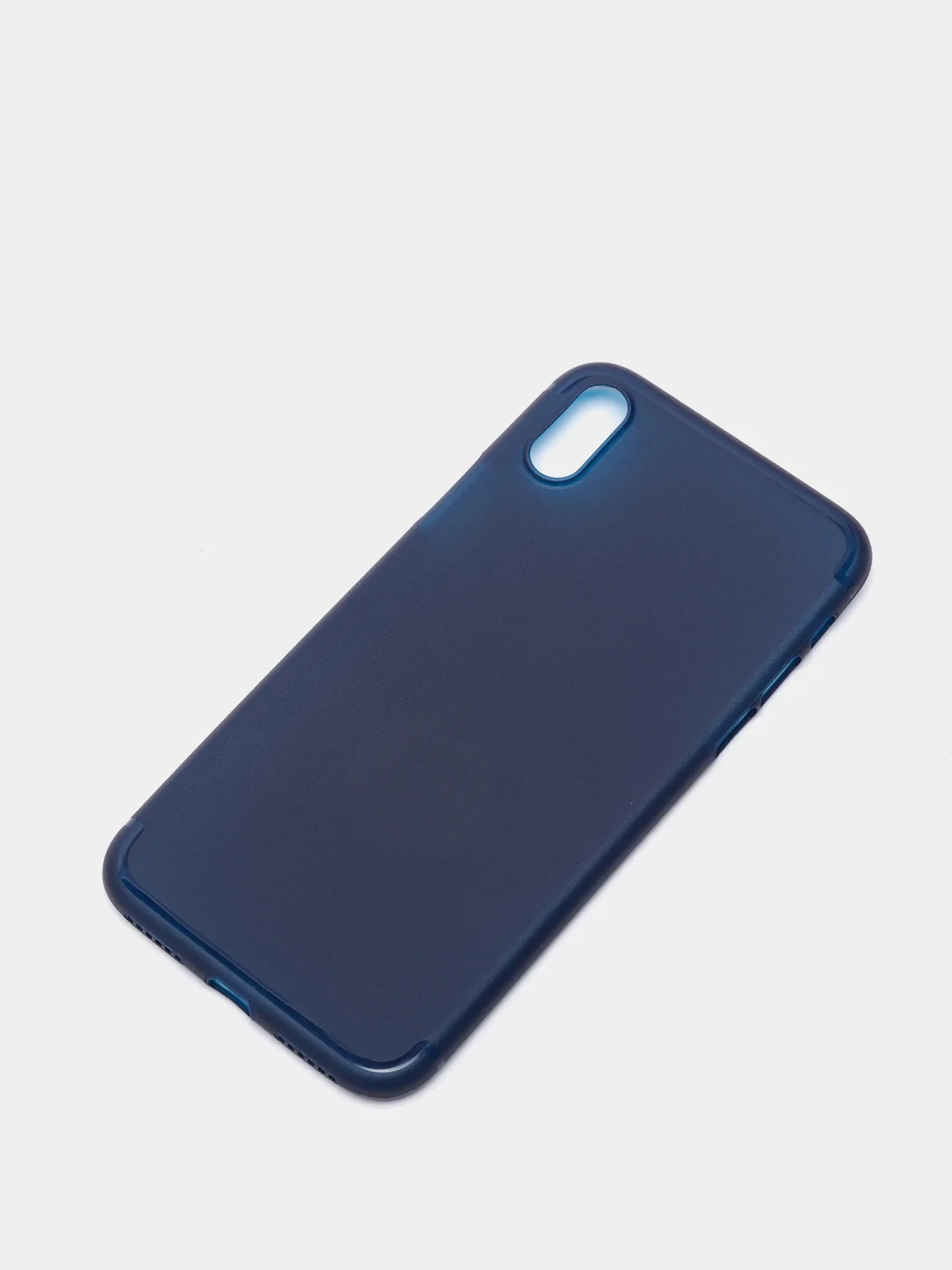 Синий ультратонкий чехол для iPhone 7/8/ SE.7+/8+.X.XR.11. 12.12Pro.12mini 13.13Pro, 14 тонкий