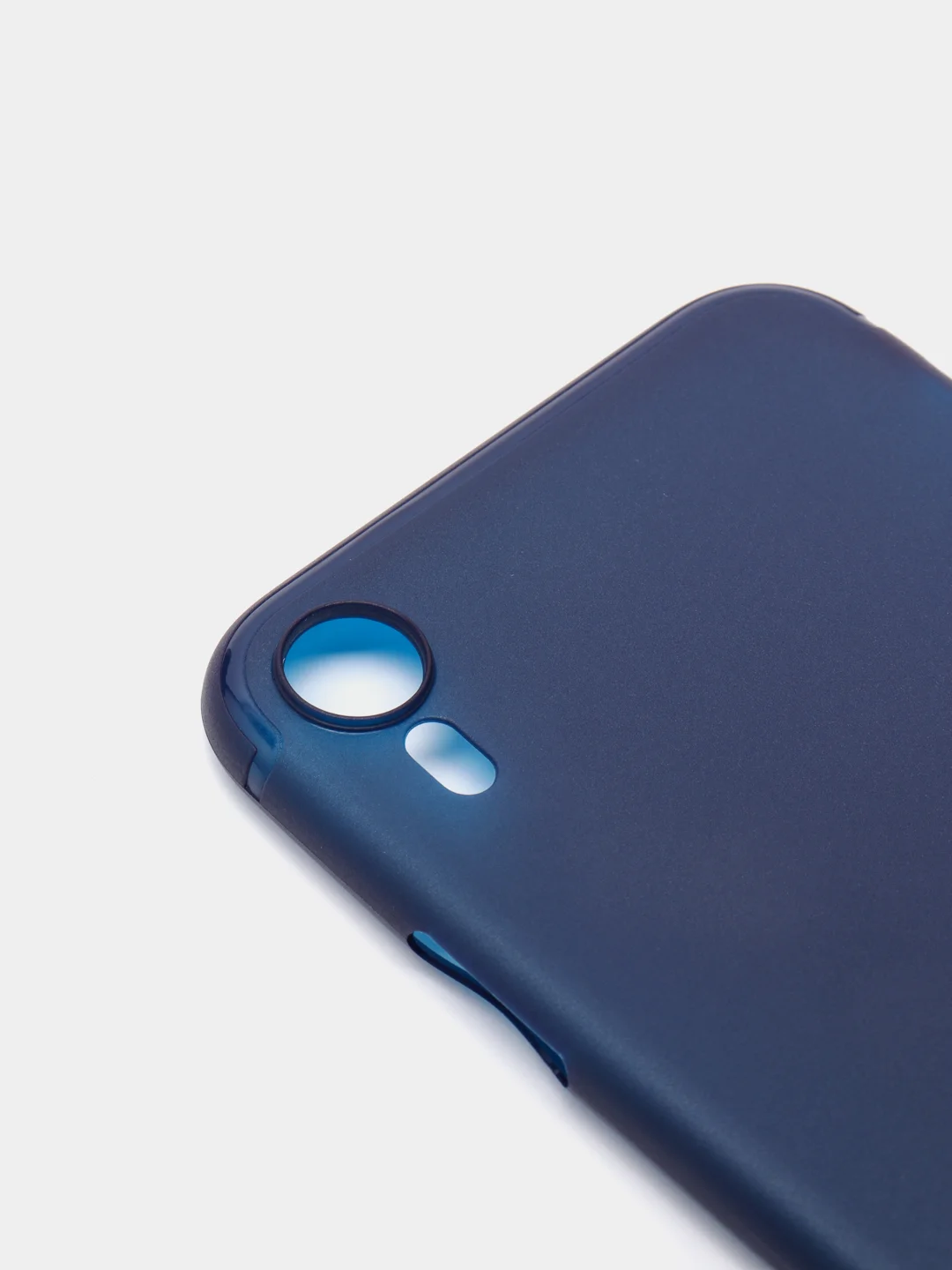 Синий ультратонкий чехол для iPhone 7/8/ SE.7+/8+.X.XR.11. 12.12Pro.12mini 13.13Pro, 14 тонкий