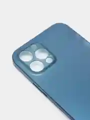 Синий ультратонкий чехол для iPhone 7/8/ SE.7+/8+.X.XR.11. 12.12Pro.12mini 13.13Pro, 14 тонкий