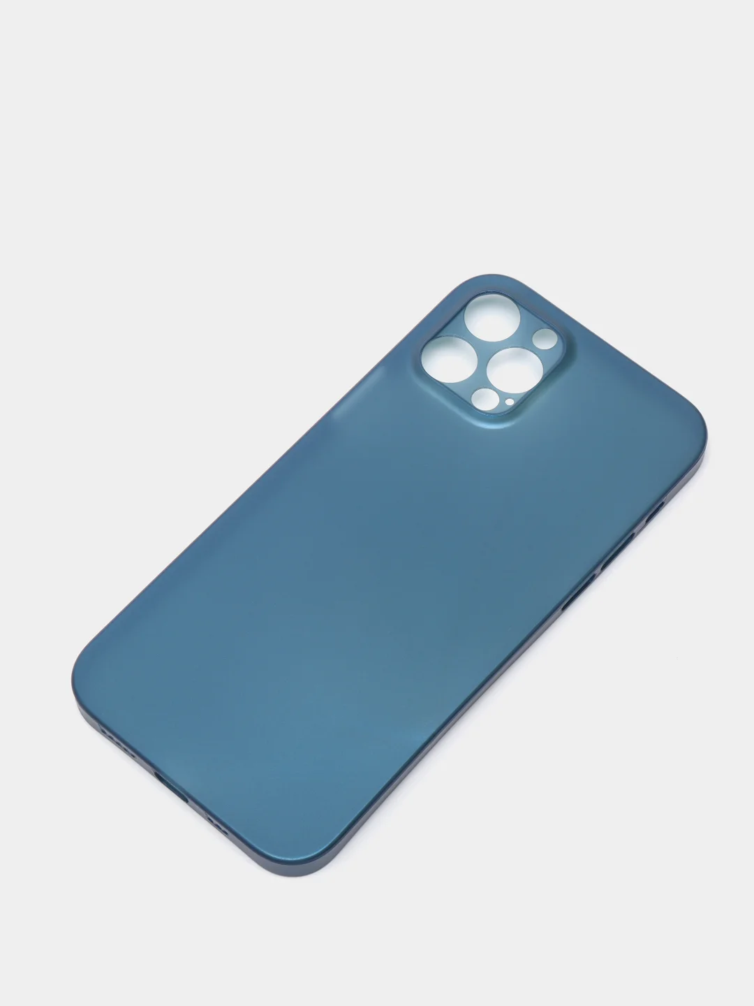 Синий ультратонкий чехол для iPhone 7/8/ SE.7+/8+.X.XR.11. 12.12Pro.12mini 13.13Pro, 14 тонкий