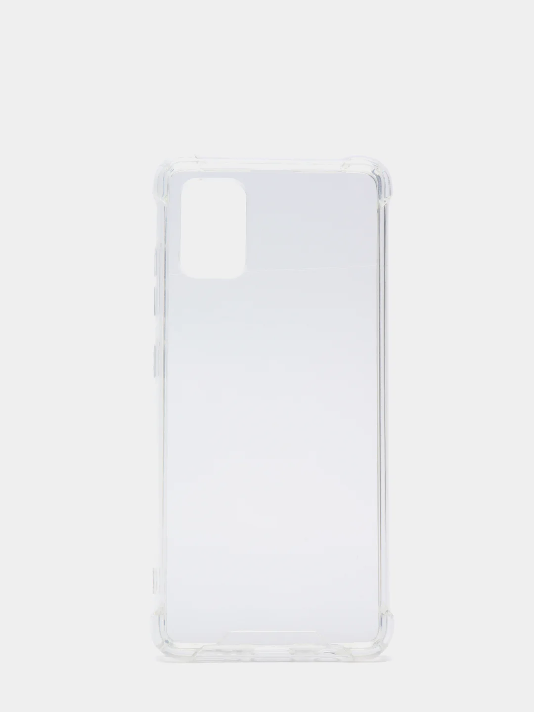 Прозрачный чехол Samsung Galaxy A12/S21/A02S/A51/A71  Плотный  Противоударный чехол с защитой камеры