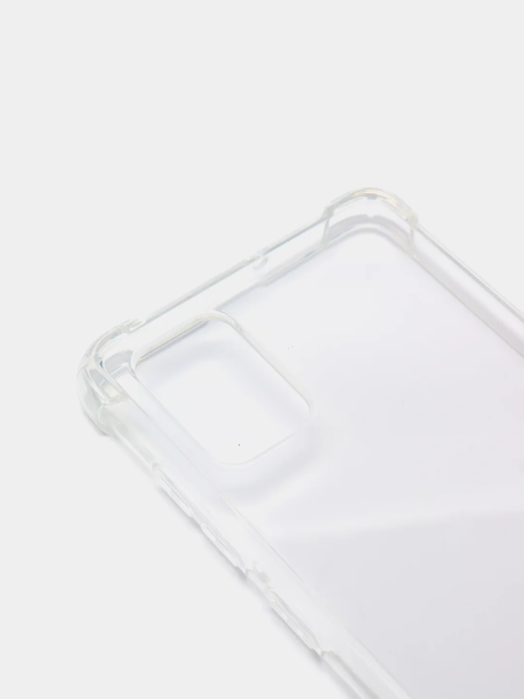 Прозрачный чехол Samsung Galaxy A12/S21/A02S/A51/A71  Плотный  Противоударный чехол с защитой камеры