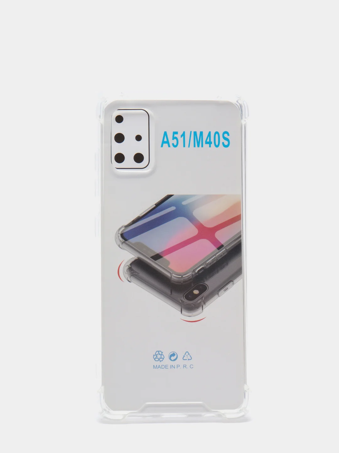 Прозрачный чехол Samsung Galaxy A12/S21/A02S/A51/A71  Плотный  Противоударный чехол с защитой камеры