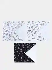 Серый набор упаковочной, крафтовой/глянцевой бумаги, 0,7 х 1 м, 3 листа, 10 вариантов