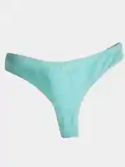 Бирюзовый стринги женские, хлопковые