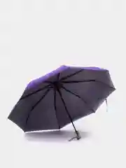 Фиолетовый зонт однотонный / Зонт двусторонний / Цвета внутри