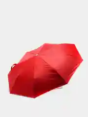 Красный зонт однотонный / Зонт двусторонний / Цвета внутри