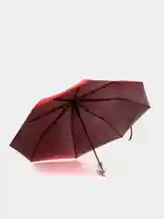 Красный зонт однотонный / Зонт двусторонний / Цвета внутри
