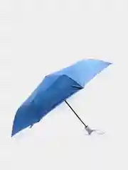 Синий зонт однотонный / Зонт двусторонний / Цвета внутри