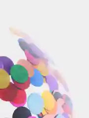Лавандовый набор воздушных шаров с конфетти 10 шт