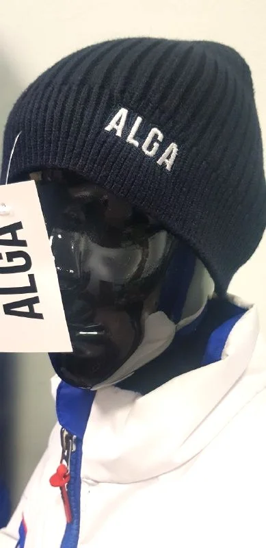 Синий шапка детская зимняя на флисе Alga