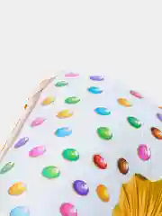 Розовый воздушный шар "Цифра-пончик", 80 см