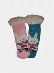 Праздничные утепленные носки