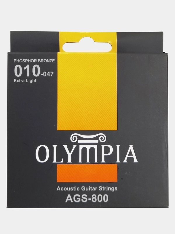 Струны для акустической гитары, Olympia AGS, фосфор-бронза