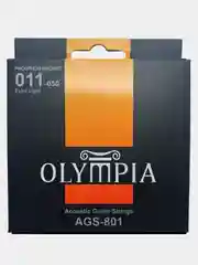 Струны для акустической гитары, Olympia AGS, фосфор-бронза