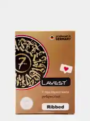 Lavest Ribbed презервативы с ребристой структурой стенок розового цвета 7 шт