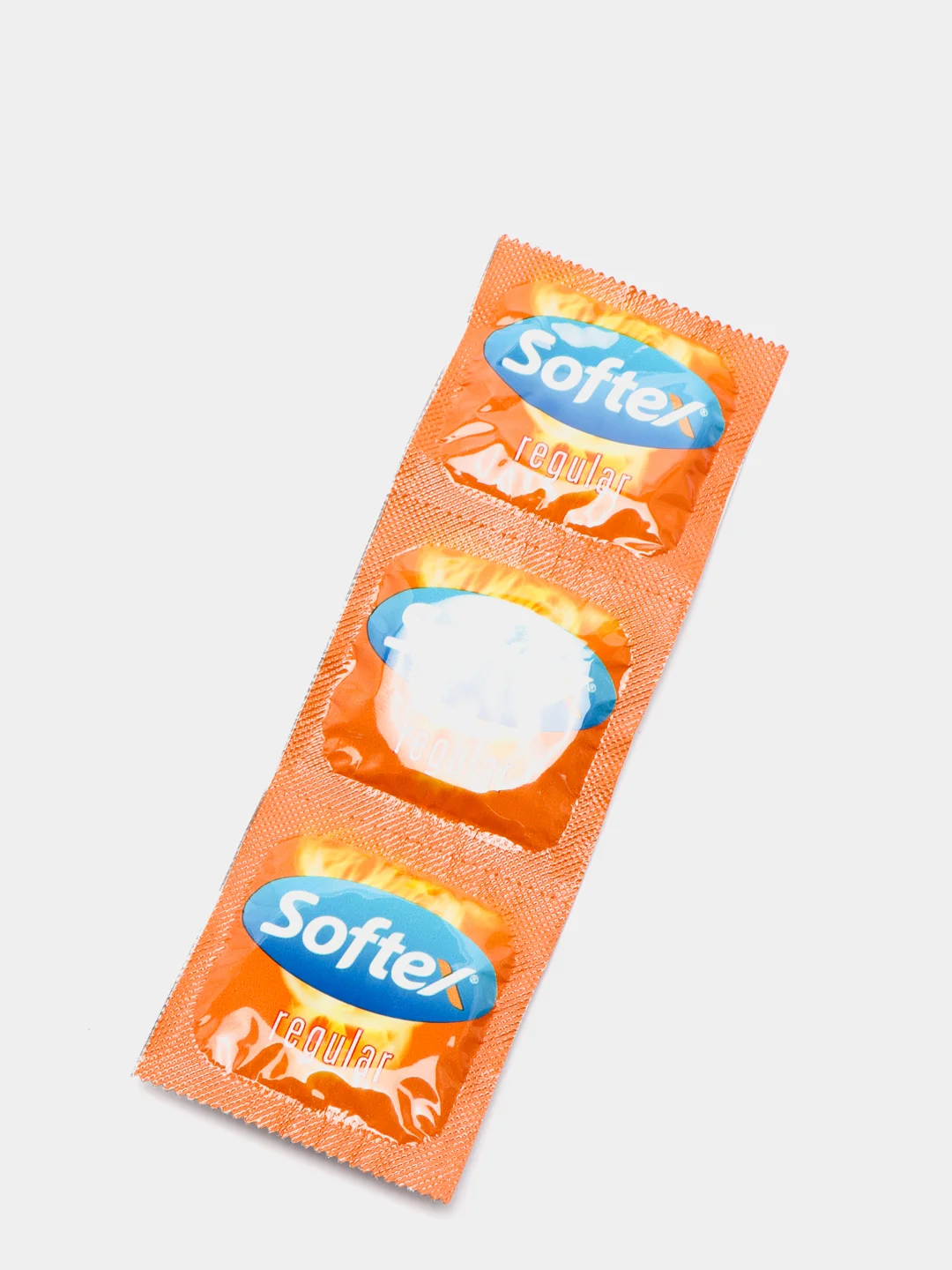 Softex Regular, Классические презервативы, с легким ароматом апельсина, 3 шт