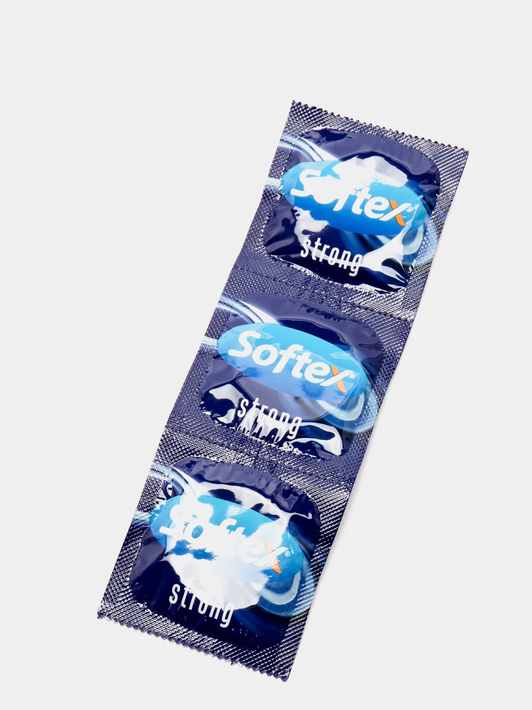 Softex Strong, презервативы, с утолщенными стенками и ароматом мяты, 3 шт