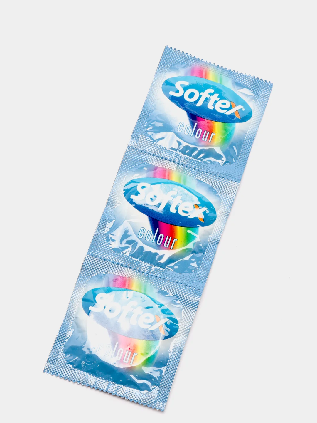 Softex Colour, презервативы красного цвета, с ароматом клубники, 3 шт