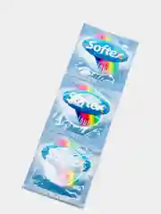 Softex Colour, презервативы красного цвета, с ароматом клубники, 3 шт