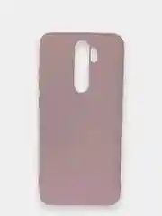 Бежевый меланж чехол Xiaomi Redmi Note 8 Pro, Сяоми Редми Нот 8 Про, силиконовый с закрытым низом