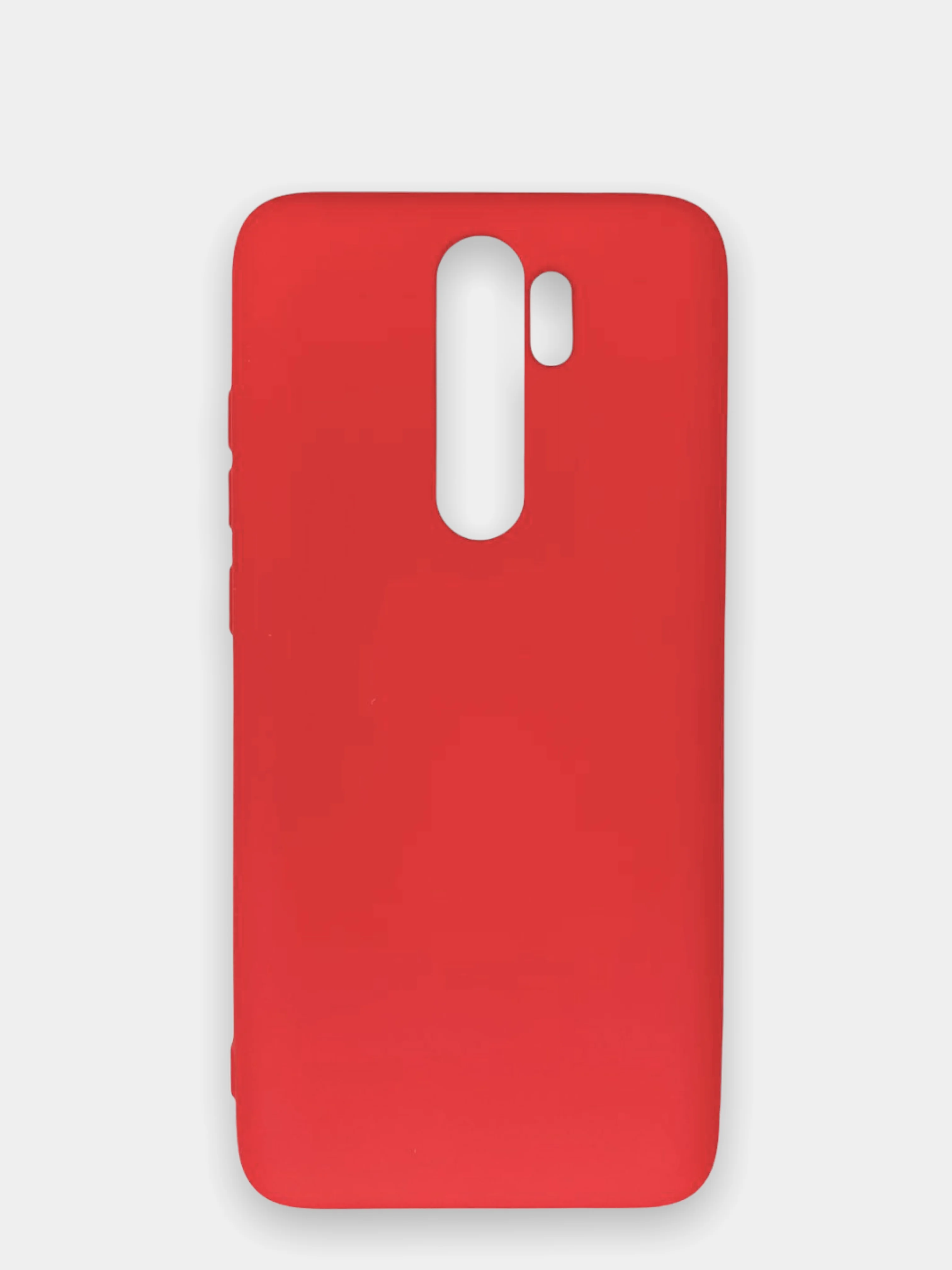 Красный чехол Xiaomi Redmi Note 8 Pro, Сяоми Редми Нот 8 Про, силиконовый с закрытым низом