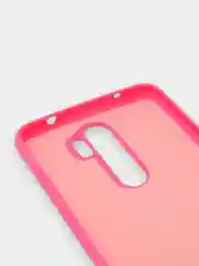 Фуксия чехол Xiaomi Redmi Note 8 Pro, Сяоми Редми Нот 8 Про, силиконовый с закрытым низом