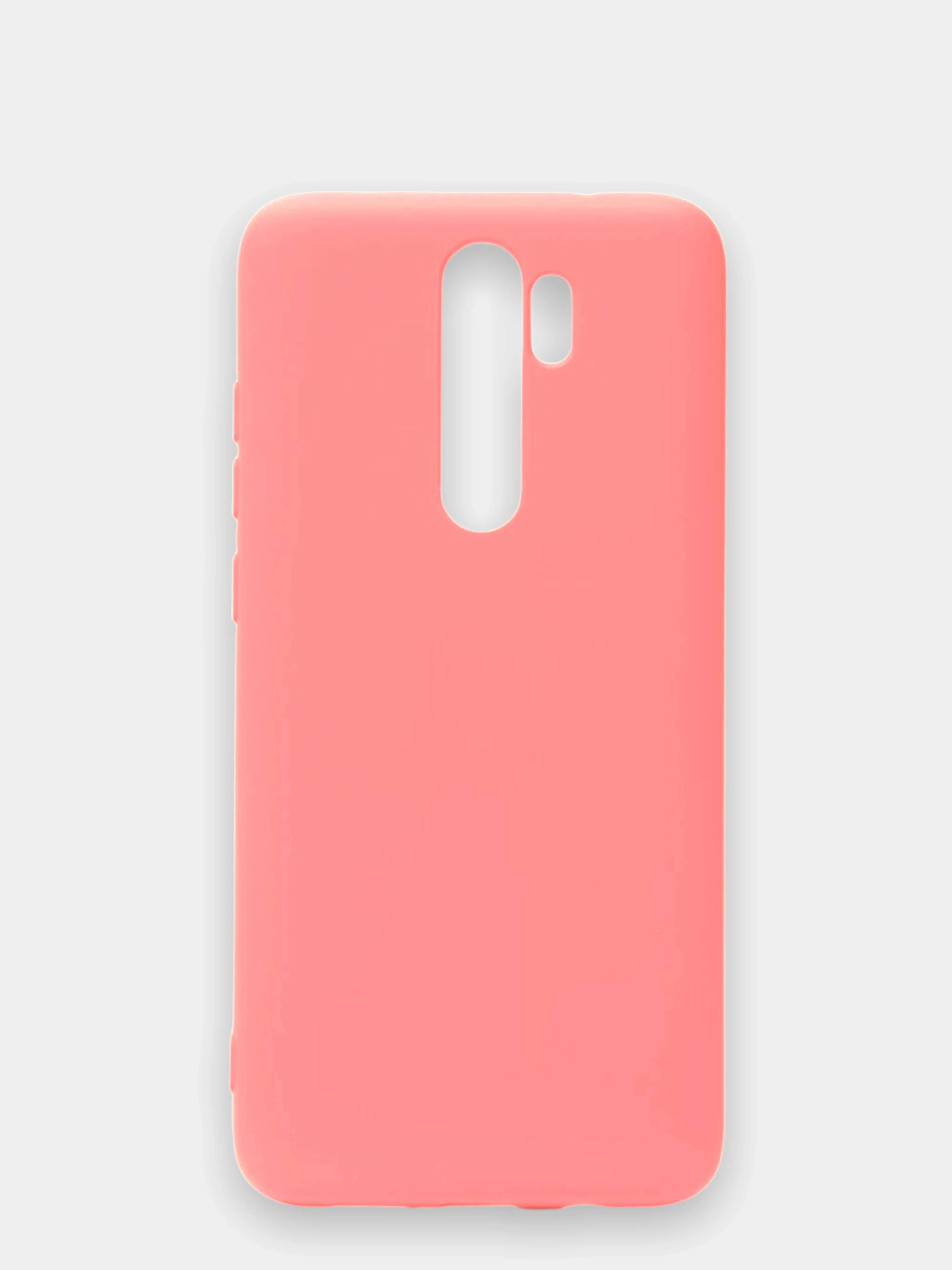 Розовый чехол Xiaomi Redmi Note 8 Pro, Сяоми Редми Нот 8 Про, силиконовый с закрытым низом