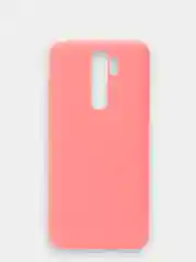 Розовый чехол Xiaomi Redmi Note 8 Pro, Сяоми Редми Нот 8 Про, силиконовый с закрытым низом