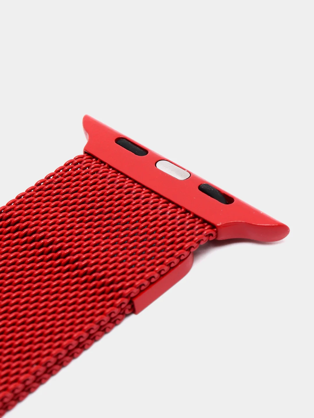 Алый ремешок для Apple Watch "Миланская петля"
