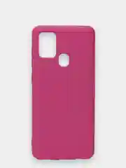 Пурпурный чехол Samsung Galaxy A21s, Самунг Галакси А21с силиконовый Silicone Cover с закрытым низом