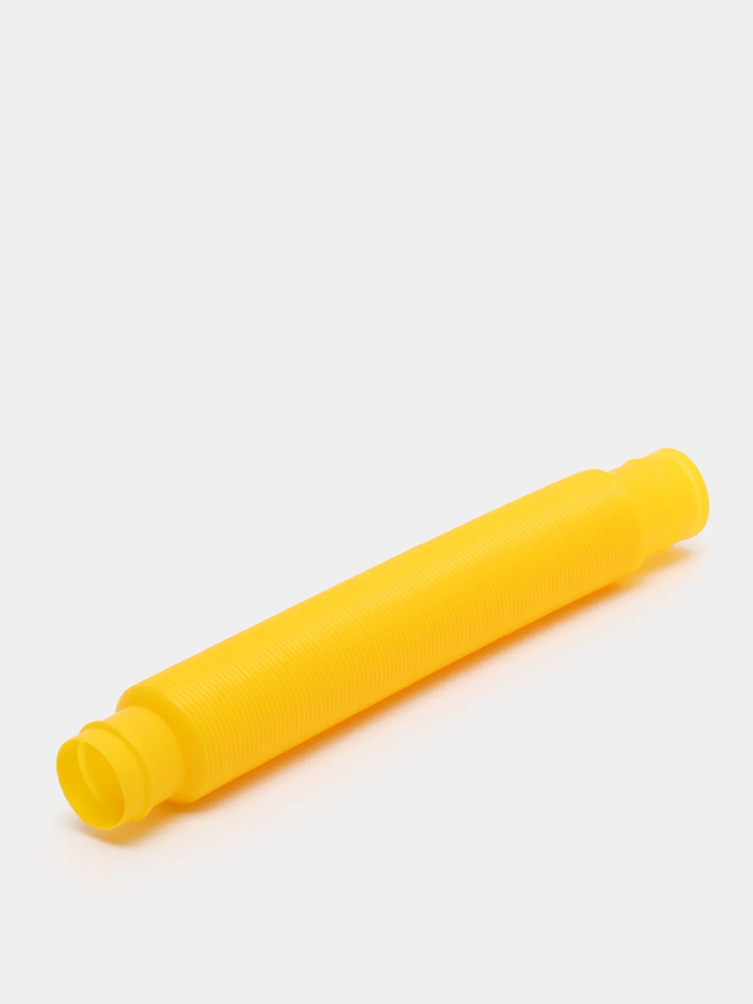 Желтый трубка Поп Ит 20 см, Pop tubes, Игрушка Антистресс, Трубка гофра для детей