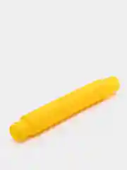 Желтый трубка Поп Ит 20 см, Pop tubes, Игрушка Антистресс, Трубка гофра для детей