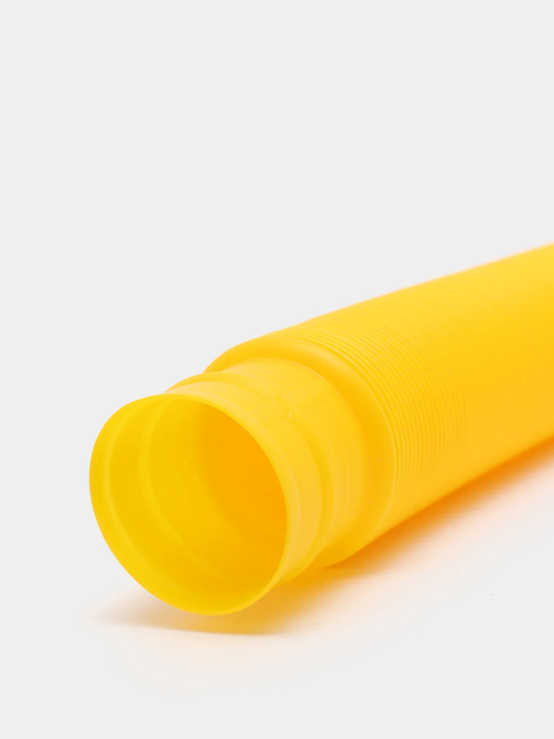 Желтый трубка Поп Ит 20 см, Pop tubes, Игрушка Антистресс, Трубка гофра для детей