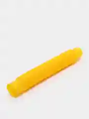 Желтый трубка Поп Ит 20 см, Pop tubes, Игрушка Антистресс, Трубка гофра для детей